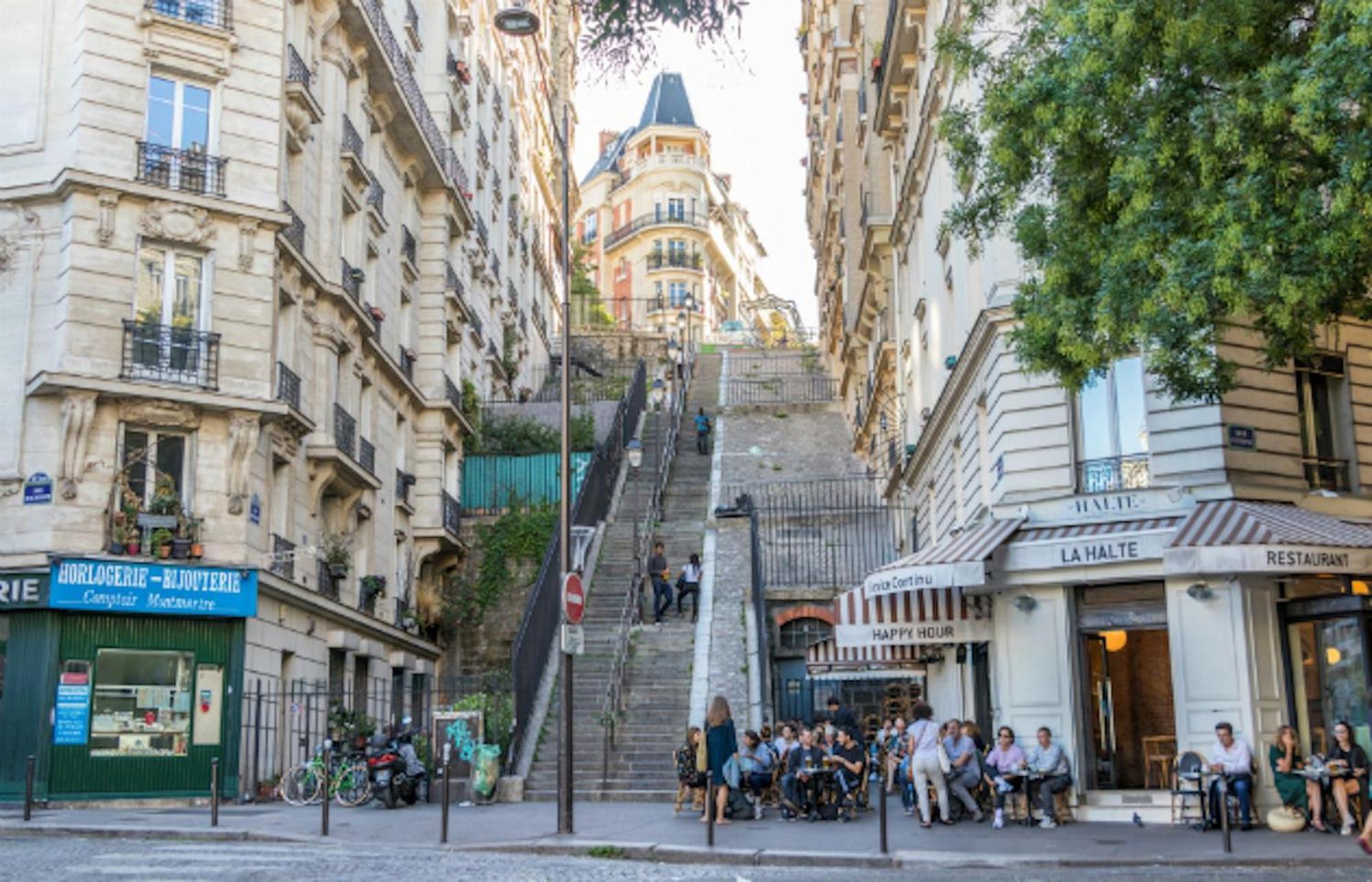 Charming Duplex In Montmartre Apartment Paris Exterior foto